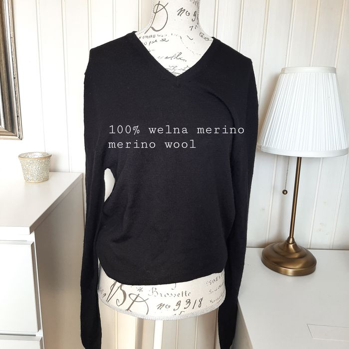 Welniany sweterek hm 38 merino