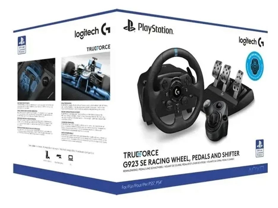 Logitech G923 SE Racing Wheel - кермо з педалями для PS4/PS5/PC