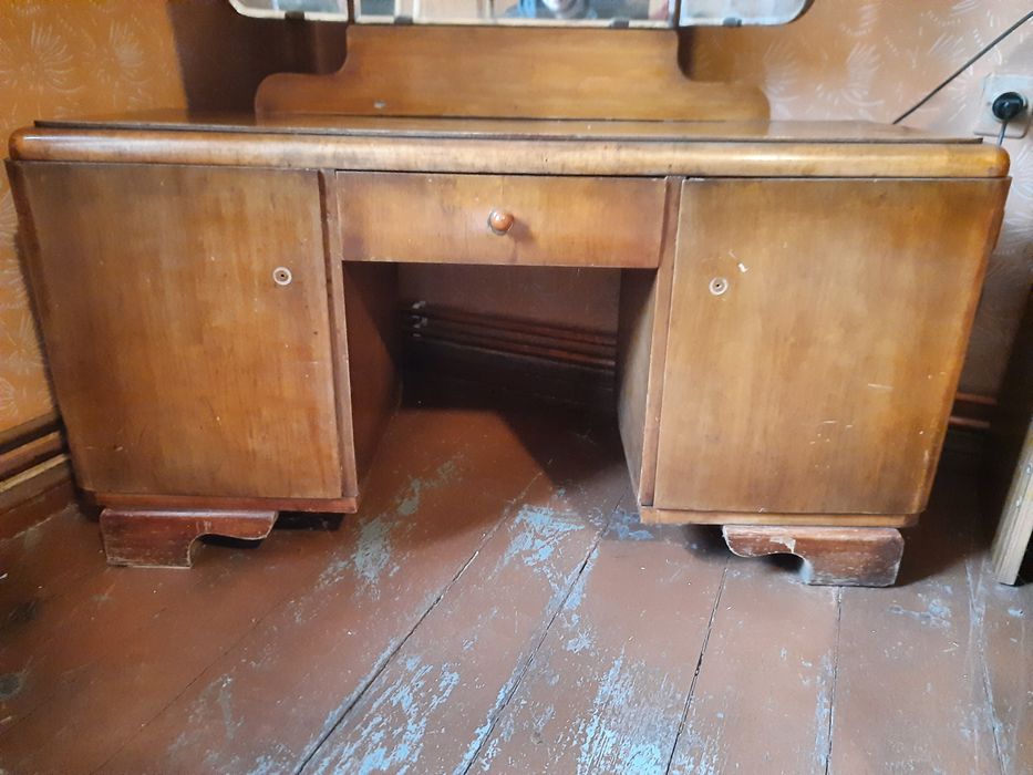Toaletka prl lustro PRL stolik z prl-u Toaletka z lustrem Vintage!!!