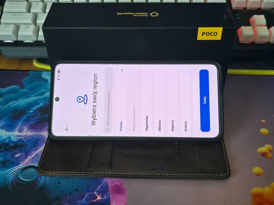 POCO X7 Pro 12/512GB | Idealny | Gwarancja (Faktura) | 3 Etui