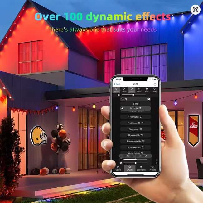 Цифровой светодиодный контроллер DOMRAEM ESP32 WLEDI P65 для  RGB лент