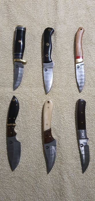 Ніж мисливський ручна робота дамаська сталь