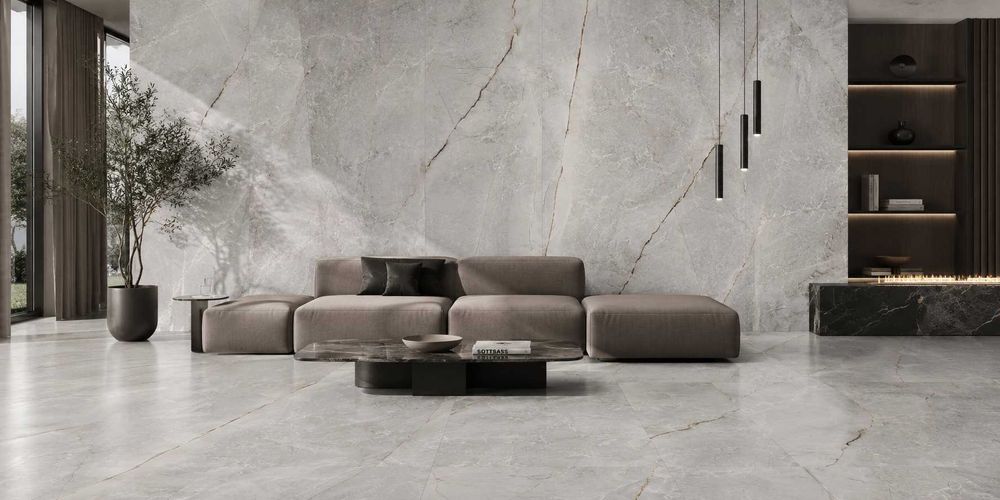 Płytki ceramiczne podłogowe Lamina Green Mat gres rektyfikowane 60x120 Gat. 1
