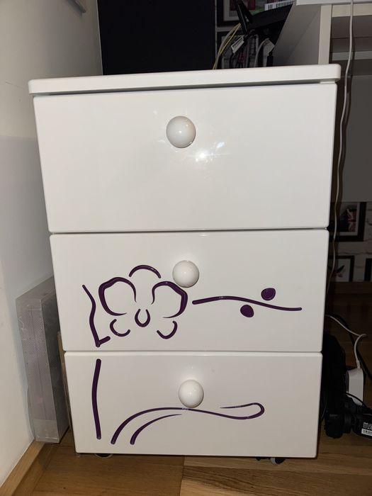 Meble białe Meblik Orchidea Violet