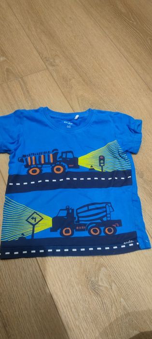 Zestaw koszula w kratę (H&M)  bluza koszulka z betoniarka