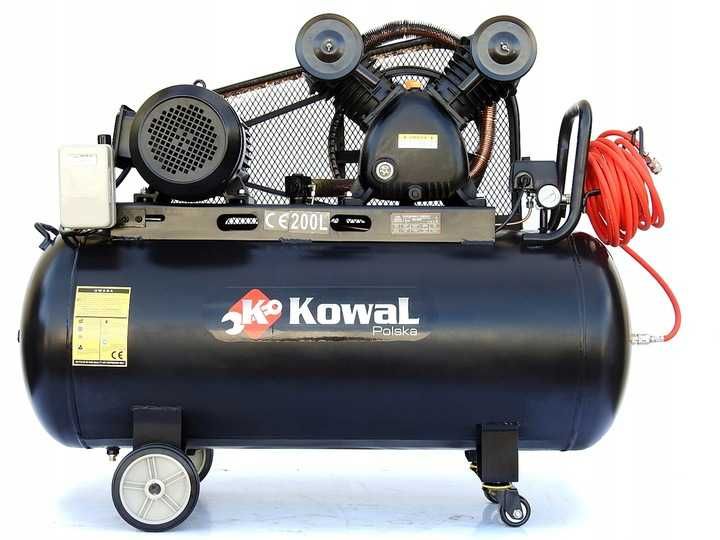 12 Bar KOMPRESOR k19 olejowy tłokowy 200L sprężarka pompa powietrza