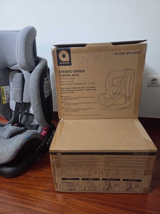 Cadeira carro APRAMO UNIQUE - grupo 0+/I/II/III - ISOFIX