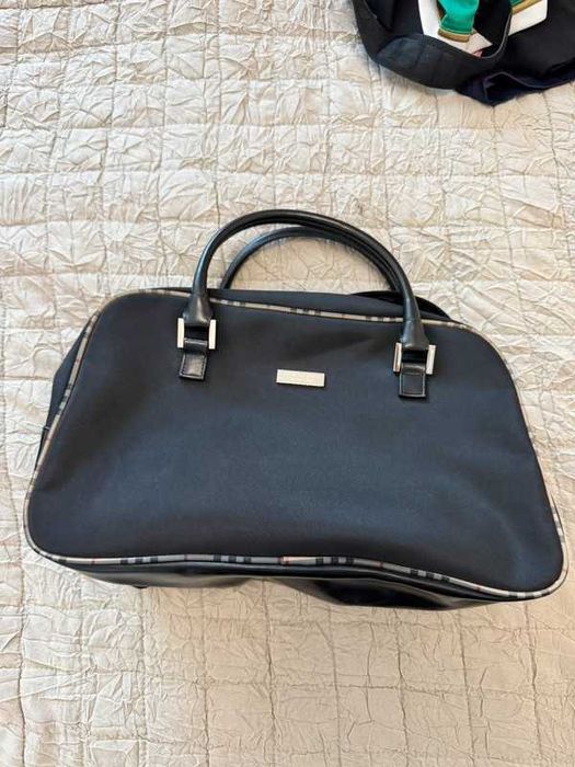 Torba Burberry Fragrance Black Nova Check Hand Bag