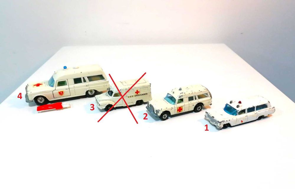Matchbox lesney, ambulâncias