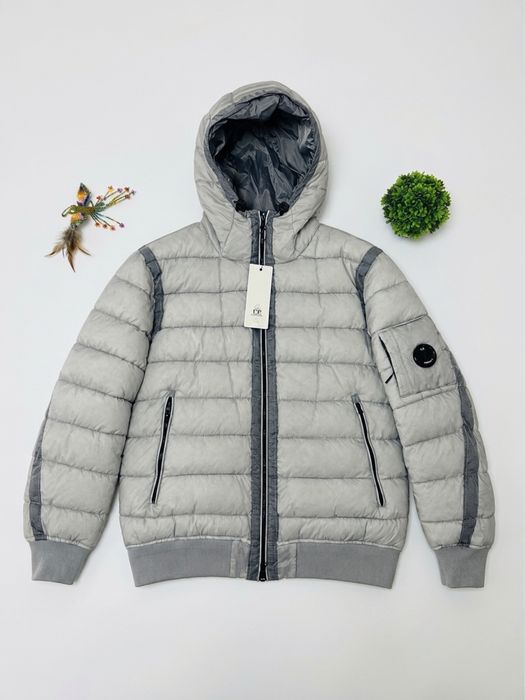 -Пуховик  C.P. company D.D. Shell Hooded Down Jacket (З лінзою)