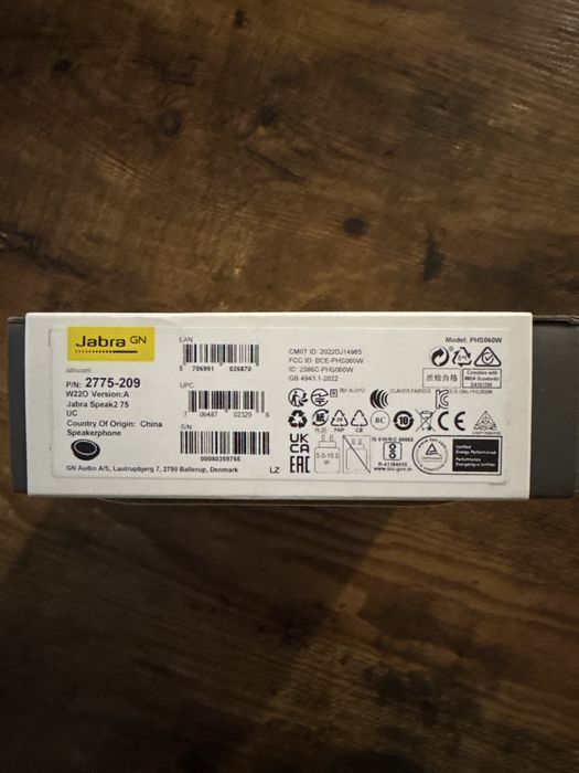 Jabra Speak 2 75 UcZestaw głośnomówiący Jabra, Bluetooth