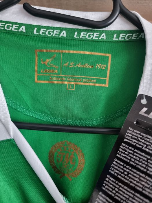 Koszulka piłkarska Avellino AS Legea Nowa z metką Włochy Serie B