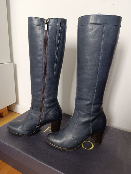 Kozaki granatowe Ryłko 36