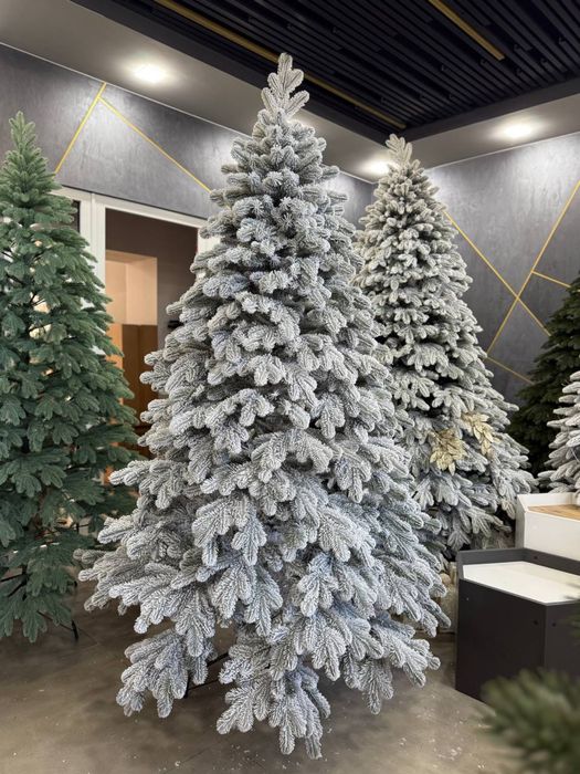 Супер ціна‼️литих і засніжених штучних ялинок,новорічна елка литая ель