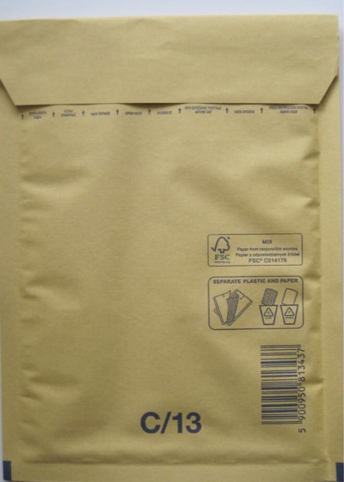 Бандерольний конверт с 13