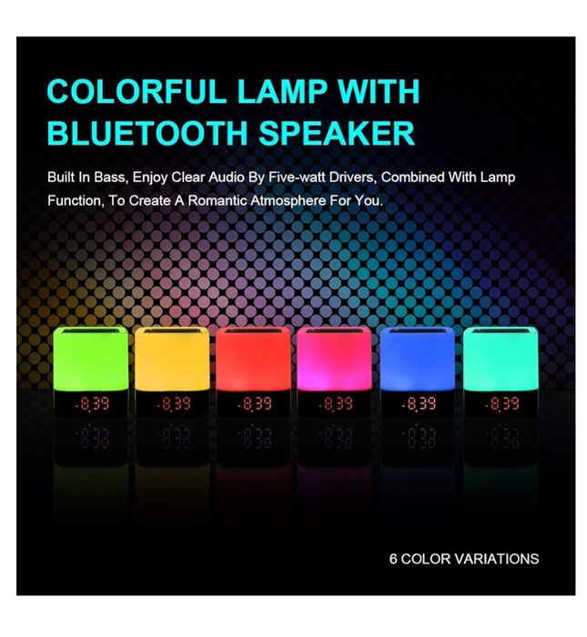 Alarm Clock, MP3, Speaker, Presence Light64752118338051121