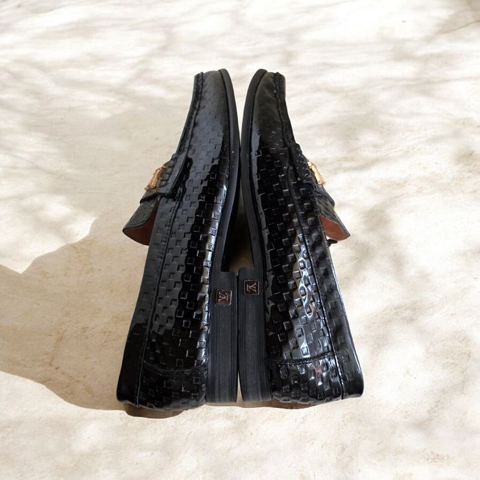 Мужские кожаные лоферы "Louis Vuitton"