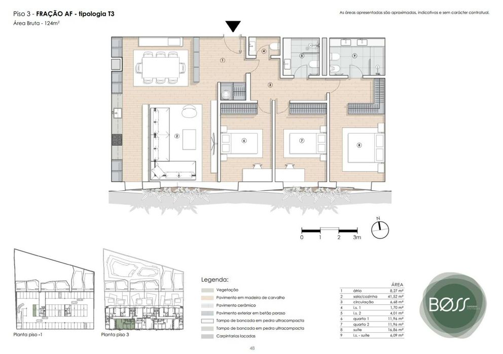 Apartamento T3 em Paranhos, Porto