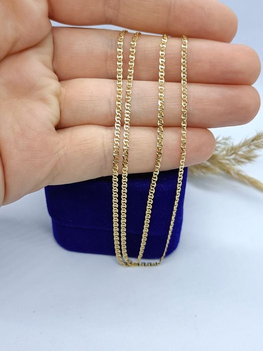 Łańcuszek ze złota, złoto pr 585, splot marino/ gucci