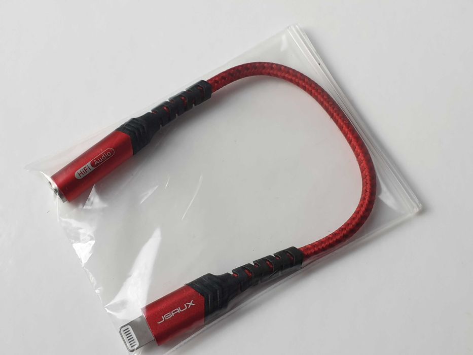 Адаптер Lightning to Jack 3.5mm Apple iPhone JSAUX Apple MFi Certified