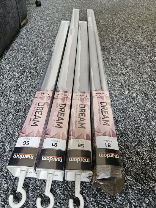 Zestaw rolet zacieniających 2x56x150 cm 2x81x150cm +gratis