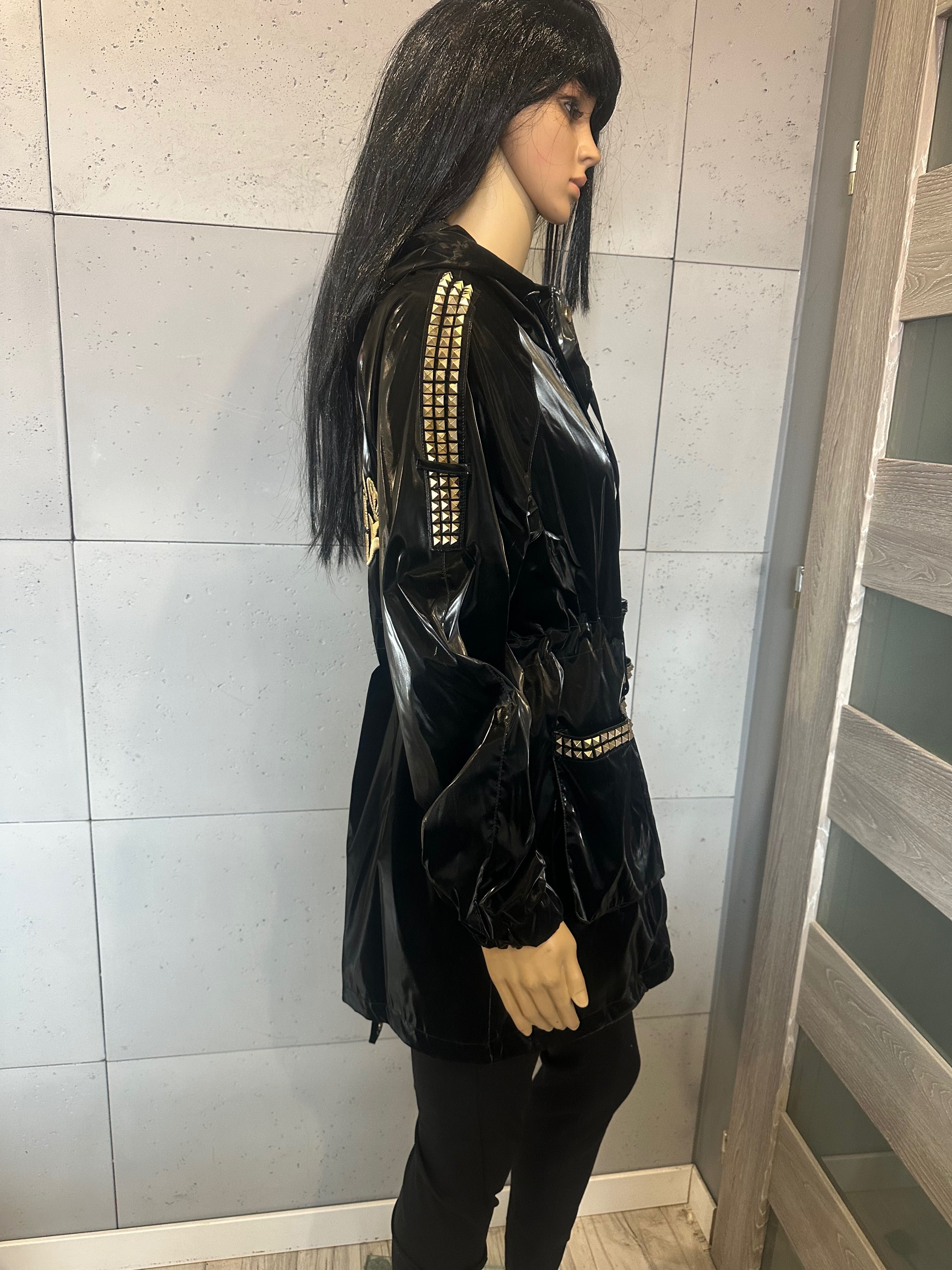 Elisabetta Zanardi luksusowa czarna parka 36 Września • OLX.pl