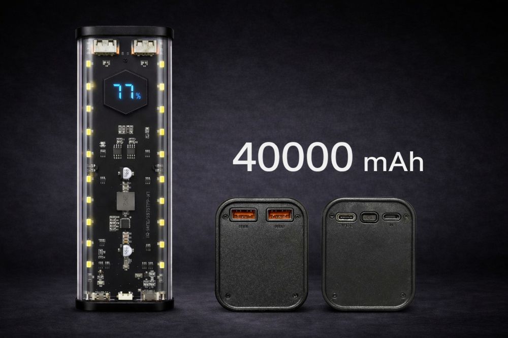 Потужний павербанк 40000 mAh