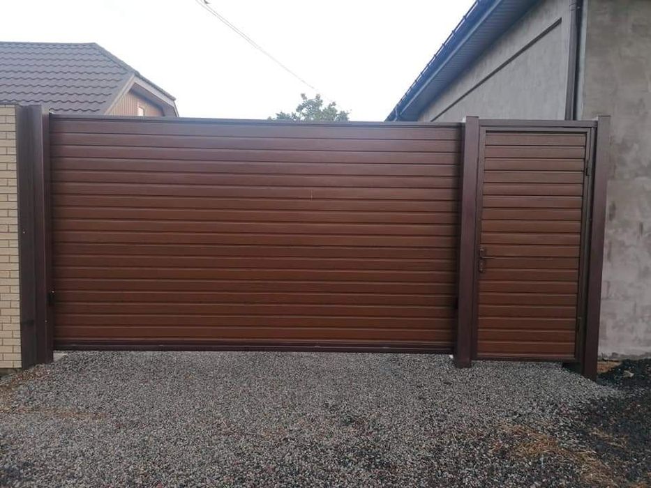 Ворота,калитка,навес