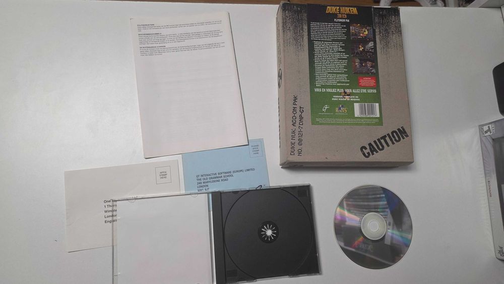 PC Duke Nukem 3D Plutonium pak premierowe wydanie big box