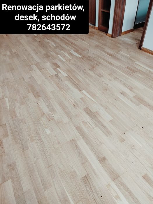 Cyklinowanie parkietów Wolne terminy, Całe Pomorskie