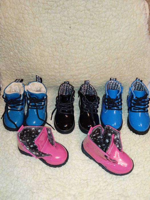 Лаковые ботинки.Размер 21 - 22рр -2цвета