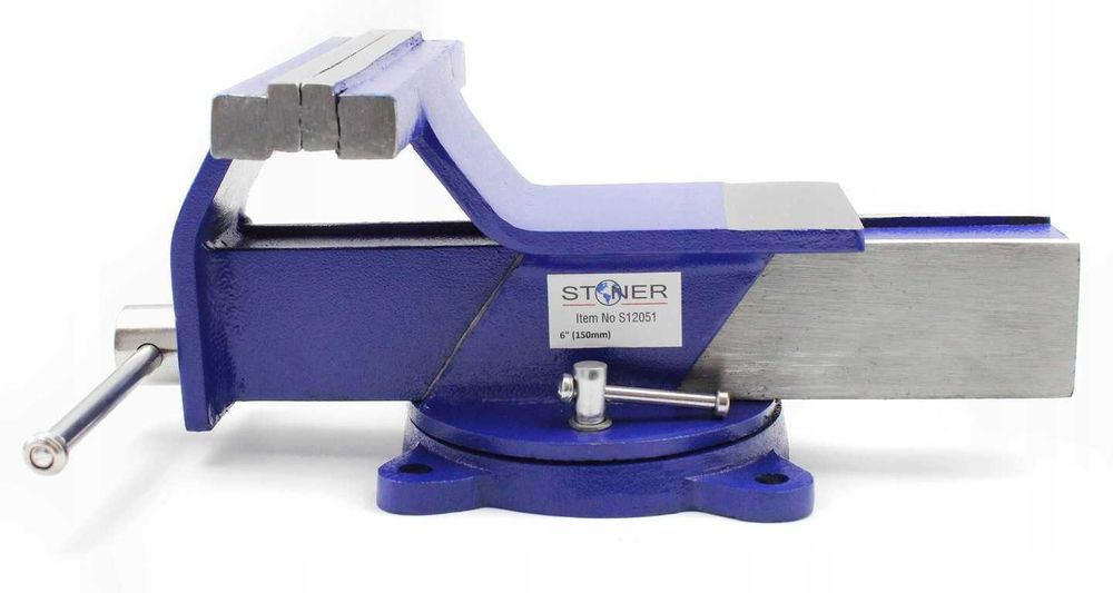 Imadło ślusarskie stalowe obrotowe z kowadłem 150 mm