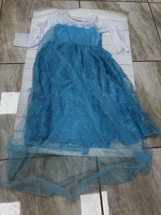 Карнавальна сукня для дівчинки Ельза , р. 140