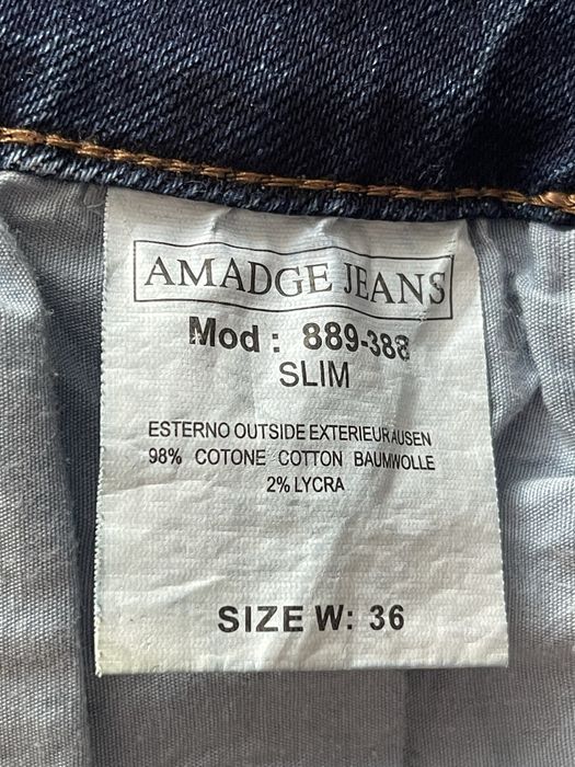 Стильные джинсы Amadge Denim, высокая посадка, как новые!