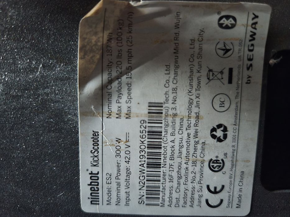 Hulajnoga elektryczna Ninebot Segway