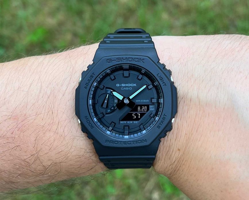 NEW! Годинник протиударний Casio G-Shock GA-2100-1A1 оригінал