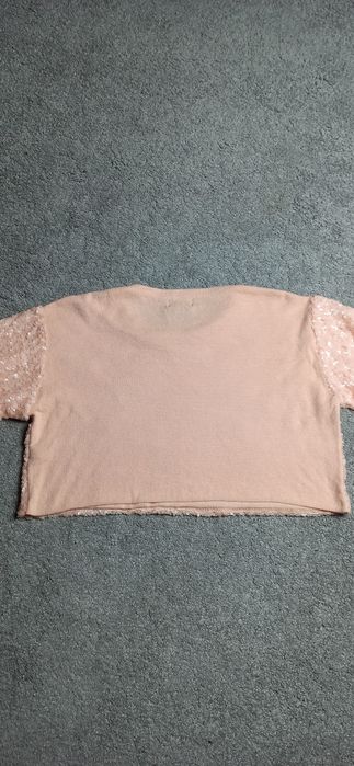 Błyszczący sweterek damski Topshop L