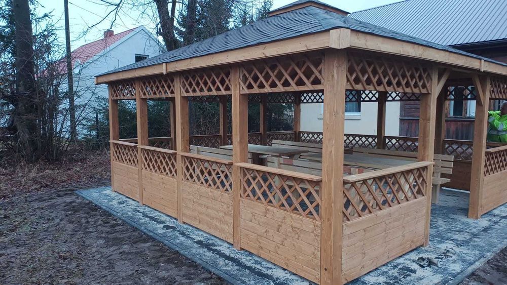 Altana altanka ogrodowa drewniana "Nairobi" 4x4