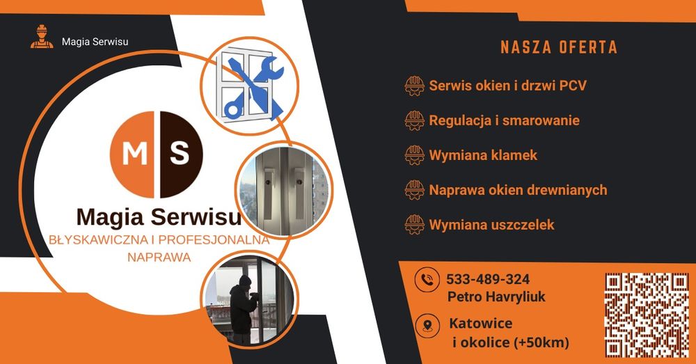 Serwis i naprawa okien i drzwi PCV