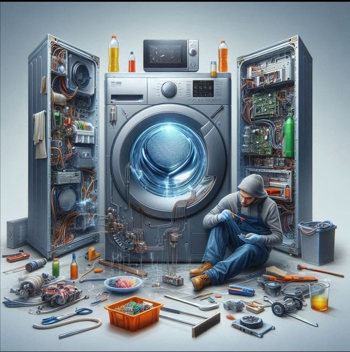 Ремонт холодильников, стиральных, посудомоечных машин, микроволновок.