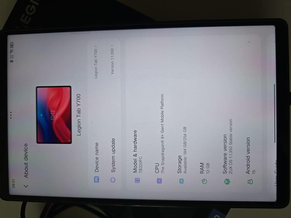 Планшет Lenovo Y700 2023 12/256Gb