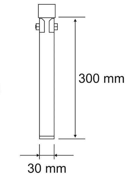 Conjunto de 4 Pés para Cama 30×30 mm – Sem Rodas [novos]