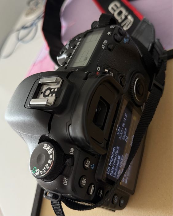 DSLR câmara Canon EOS 7D Mark I corpo + acessórios + presente