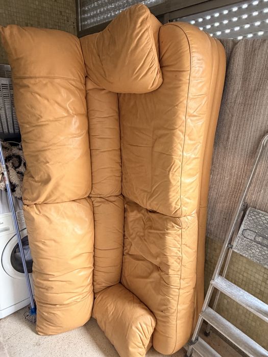 Sofa na cor mostarda