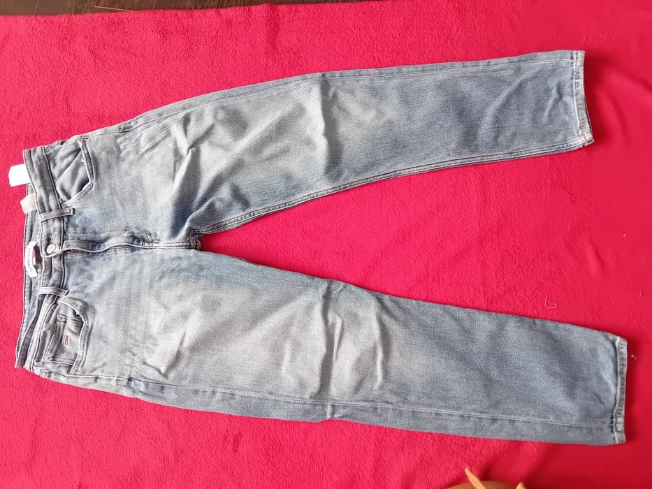 #Tommy Jeans spodnie jeansowe dżinsowe niebieskie M