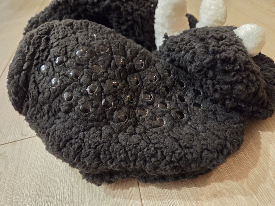 Skarpety ciepłe puchate - pieski, rozmiar uniwersalny