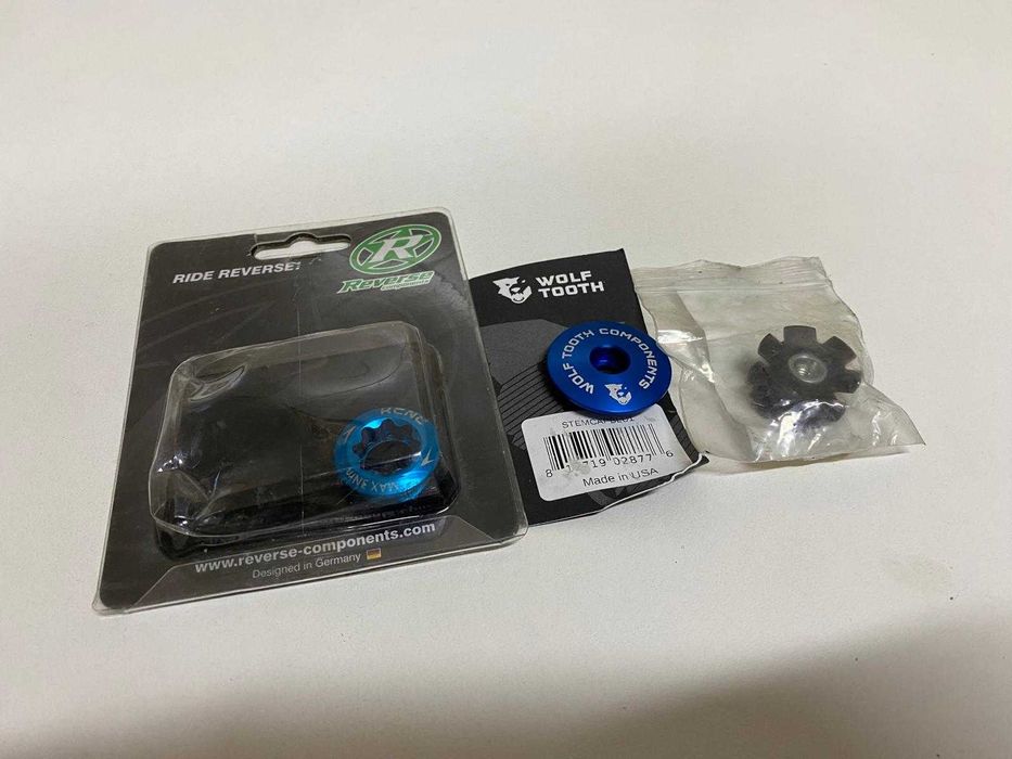 Tampa e aranha de direção e tampa pedaleiro shimano II, novos!!