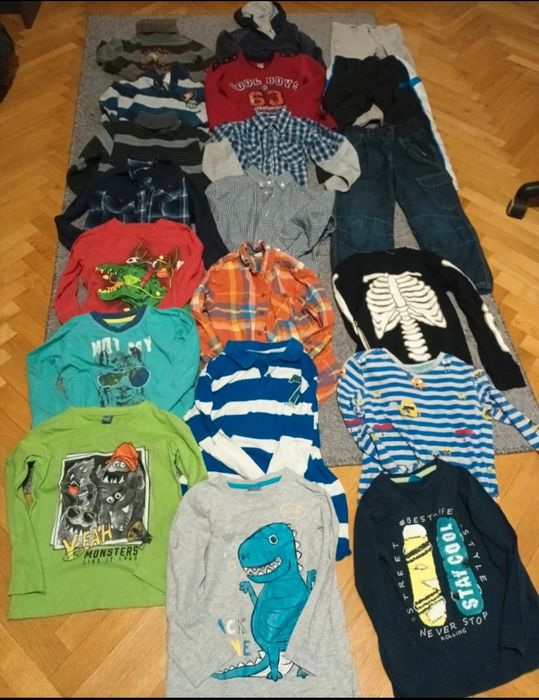 Fajna paka dla chlopca wiosna na116cm