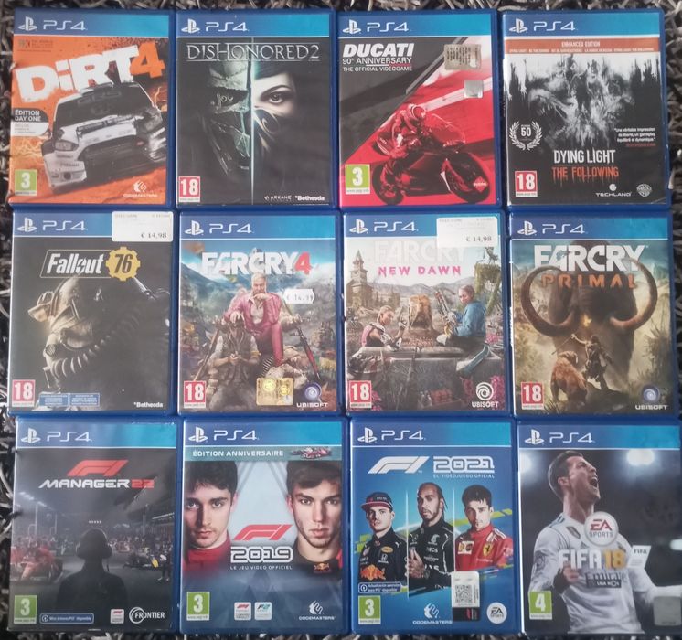 Jogos PlayStation 4 - Preços na Descrição