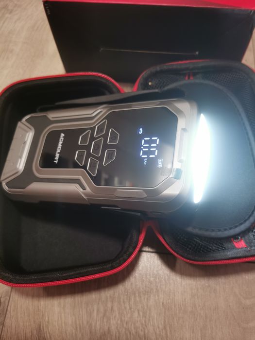 ACMOUNT jumpstarter i kompresor samochodowy, powerbank